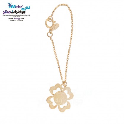 Gold Watch Pendant - Four Leaf Clover Design-MW0234